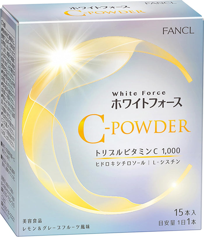 Fancl White Force C Powder Supplement 15-Day Supply for Radiant Skin