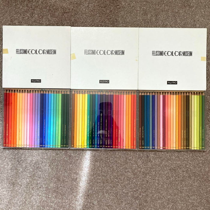 Felissimo Color Museum Colored Pencils Set 75 Vibrant Colors