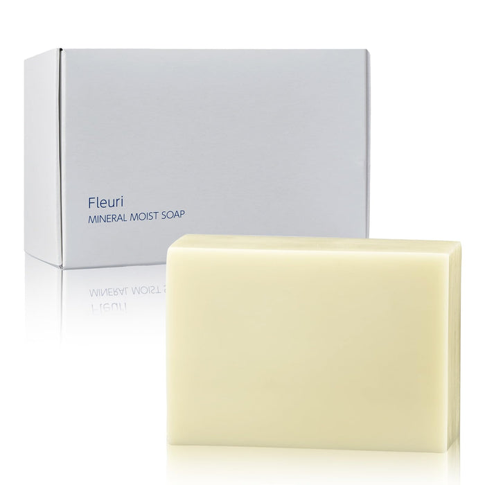 Fleuri Mineral Moist Soap Facial Cleanser Additive-Free Natural Ingredients