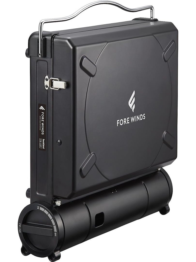 Iwatani Fore Winds Luxe Camping Stove Black FW-LS01-BK Gas-Powered