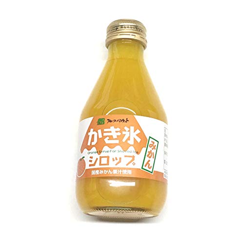 Fruit Basket Mikan Kakigori 180Ml Additive-Free Mandarin Orange Syrup