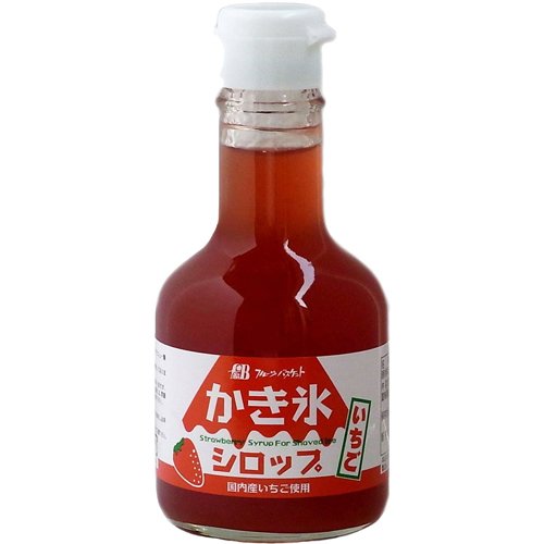 Fruit Basket Strawberry Kakigori Syrup 180Ml Additive-Free Shaved Ice Delight