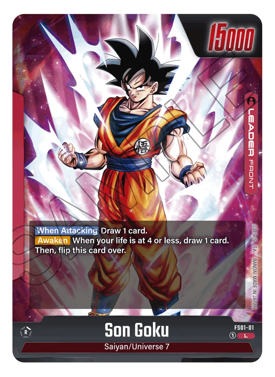 Dragon Ball Super Card Game Fusion World Starter Decks - Son Goku FS01