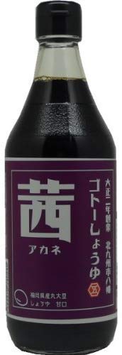 Goto Soy Sauce Amakuchi Shoyu Japanese Sweet Akane 500ml
