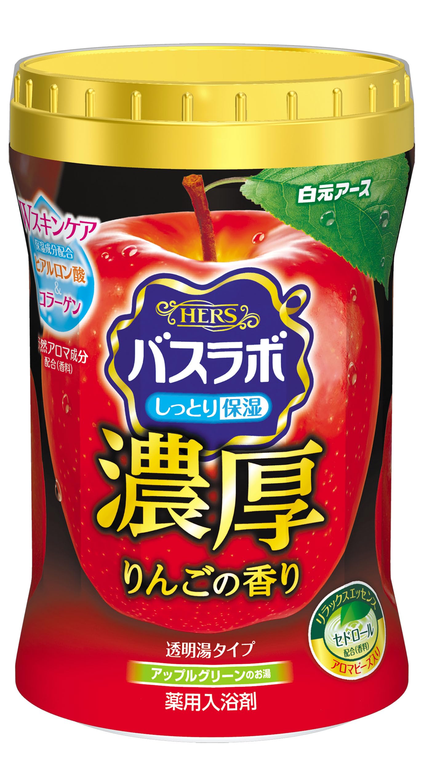 Hakugen Earth Bath Lab Rich Apple Scent Bath Salts 600g