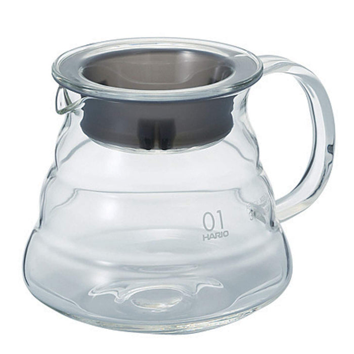 Harry Heat Resistant Glass Coffee Server with Lid & Handle 360ml
