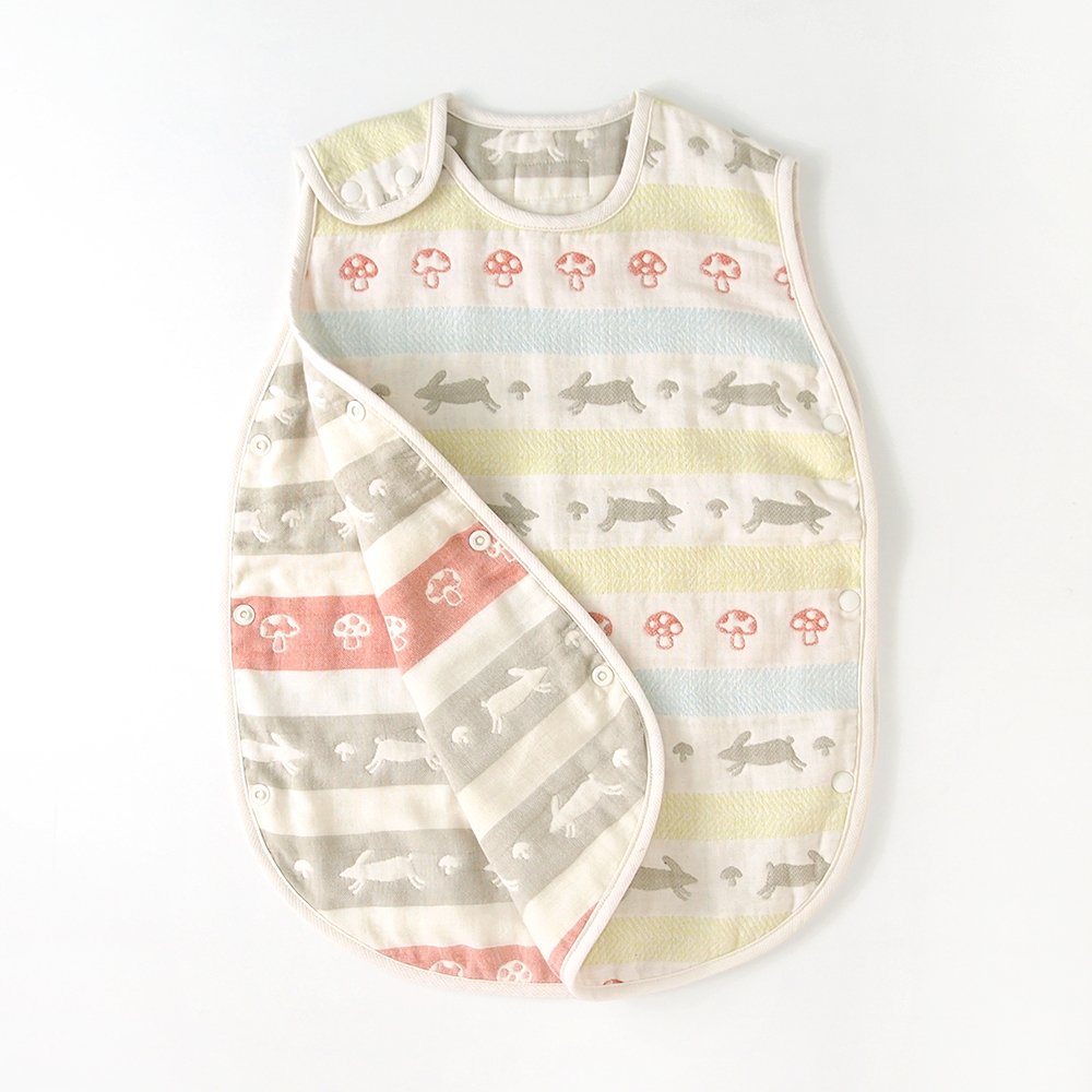 10Mois Hoppetta Cotton Blanket Sleeper Baby Lapin Design