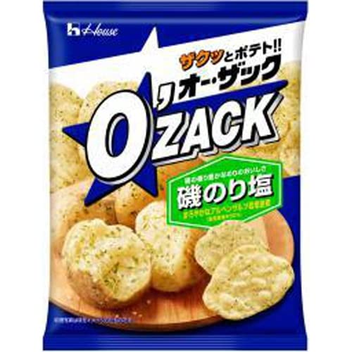 House Foods O'Zack Norishio Seaweed Salted Potato Chips 55g Pack of 3