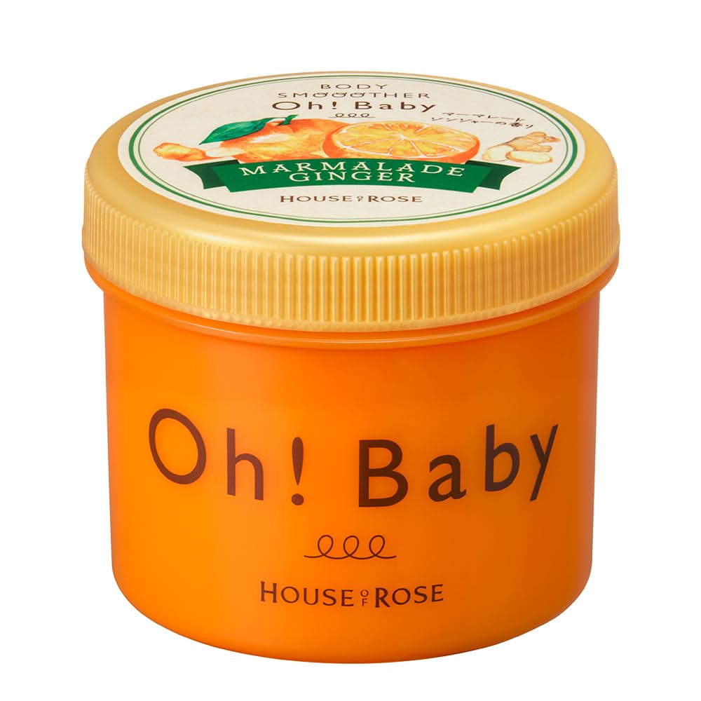 House Of Rose OhBaby Ginger Body Scrub Exfoliator with Hot Spring Ingredients 350g