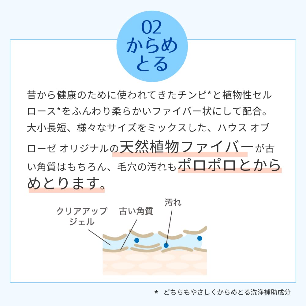 House Of Rose Clear Up Gel Fragrance-Free Exfoliating Pore Care 145ml