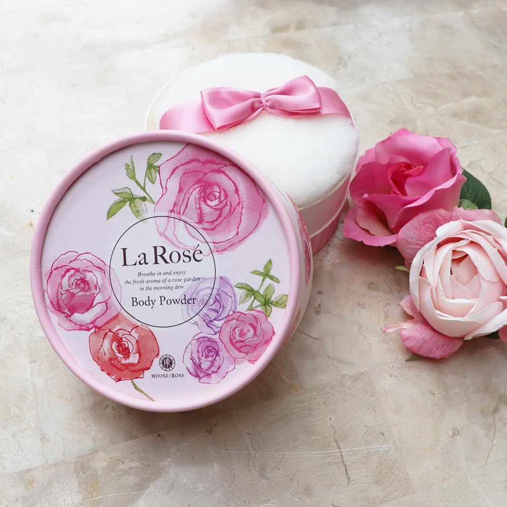 House Of Rose La Rose Body Powder 50G Fresh Rose Scent Loose Powder