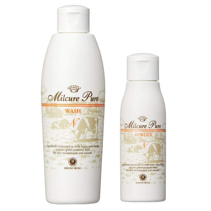 House Of Rose Milkure Pure Wash & Powder Non-Foaming Face Wash Set