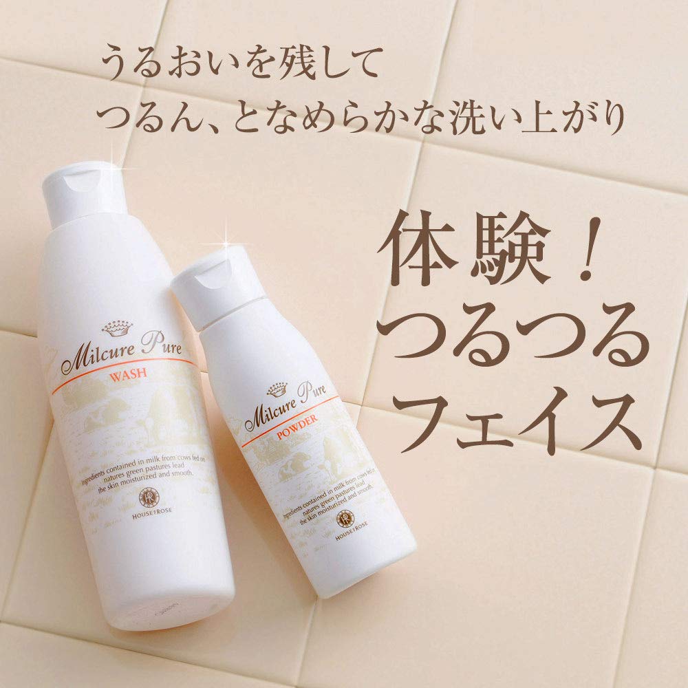 House Of Rose Milkure Pure Wash & Powder Non-Foaming Face Wash Set