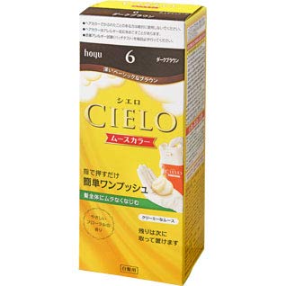 Hey Hoyu Cielo Mousse Color 6 – Long-Lasting Hair Dye Mousse