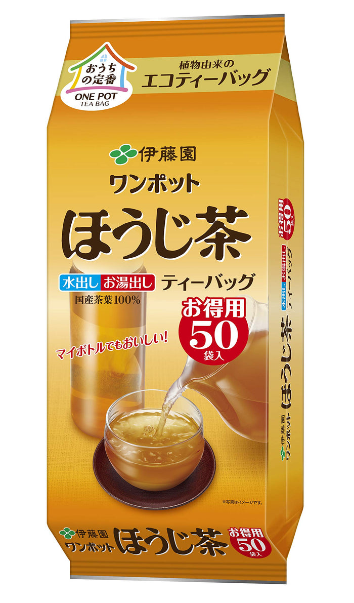Itoen One Pot Hojicha Eco Tea Bag - 3.5G X 50 Bags