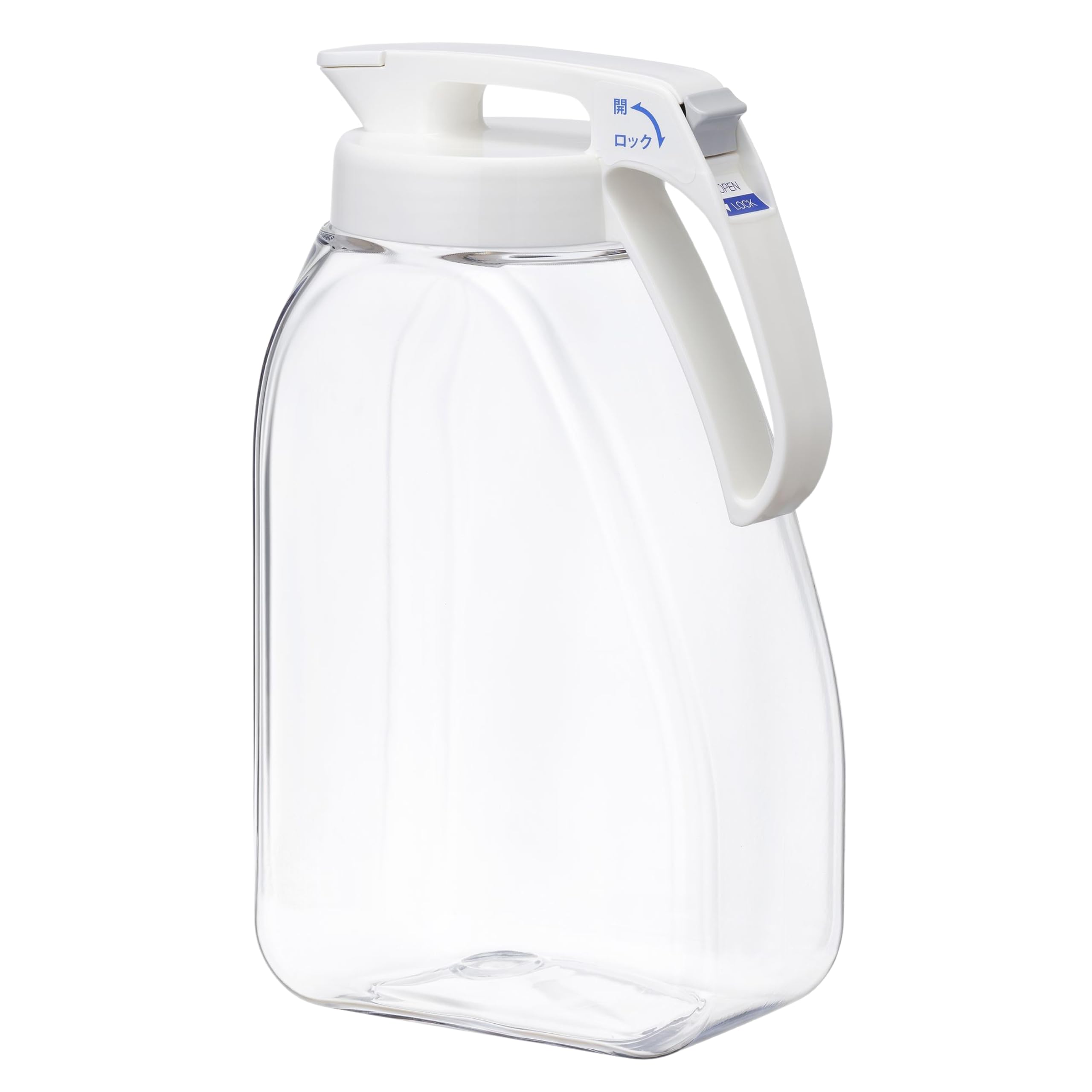 Iwasaki Industries 3.0L Cold Water Bottle Seamless Pitcher Hot Water Safe White Japan