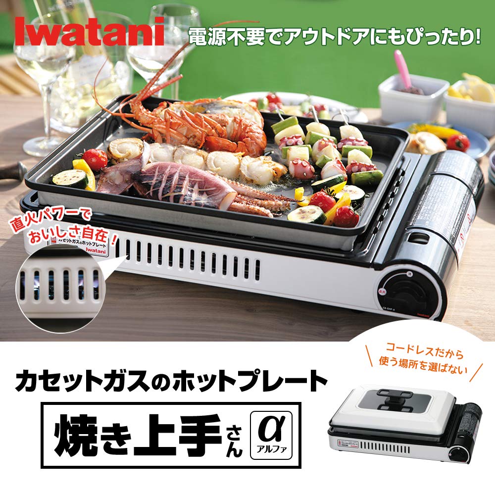 Iwatani Gas Hot Plate Yakijozusan Alpha CB-GHP-A Portable Stove