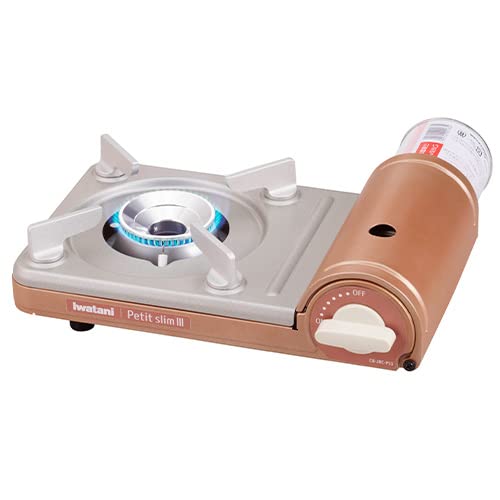 Iwatani Cassette Stove Petit Slim 3 Metallic Coral Portable Made in Japan
