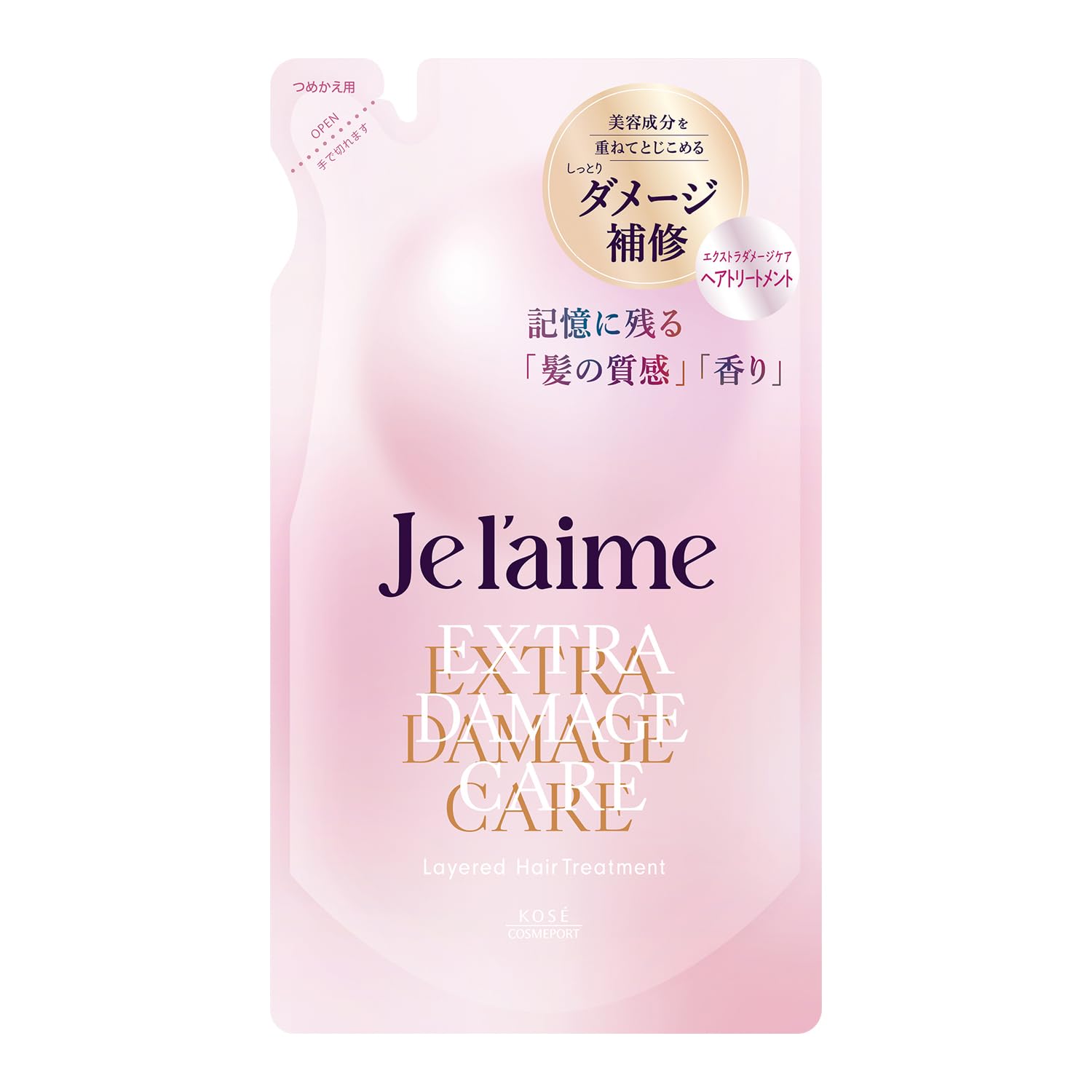 Je l'aime Layered Hair Treatment Extra Damage Care for Damage Prevention