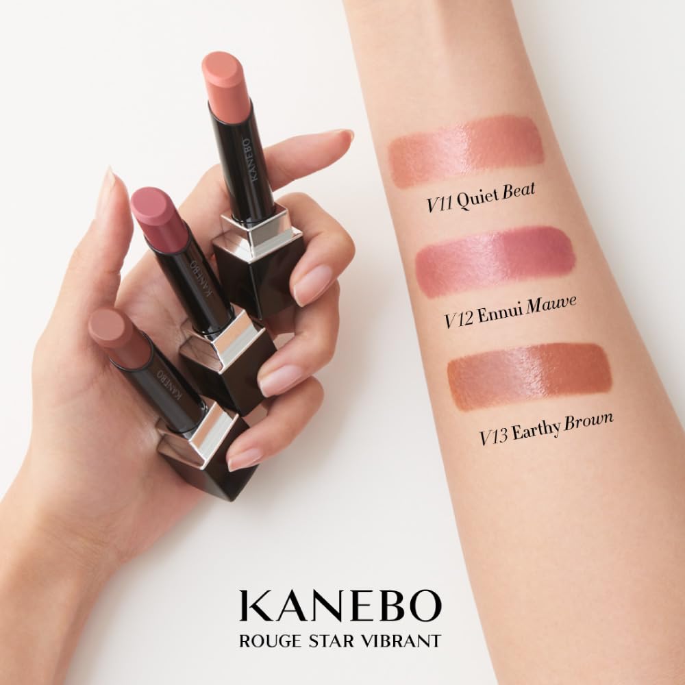 Kanebo Rouge Star Vibrant V12 Lipstick Long-Lasting Color