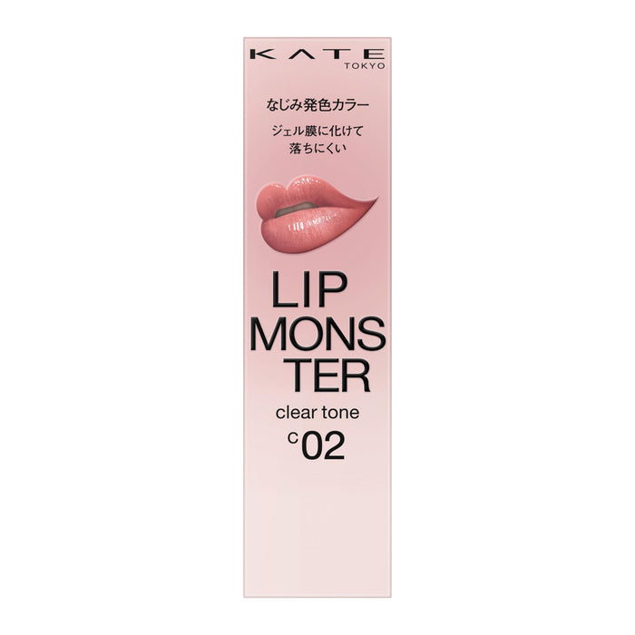Kate Lip Monster C02 Clear Tone Lipstick - Long-Lasting Hydration