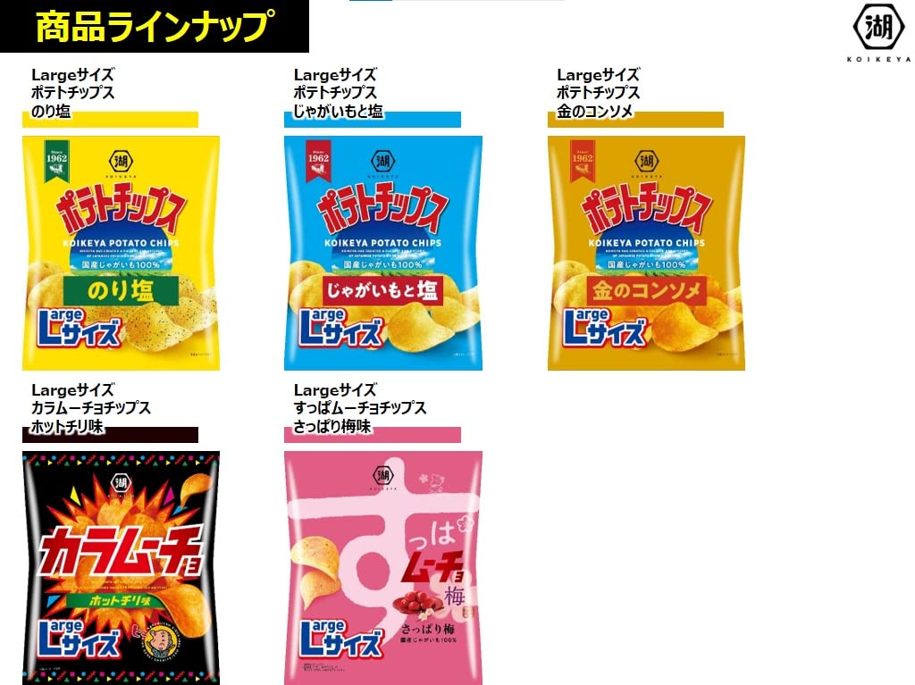 Koikeya Karamucho Spicy Chili Pepper Potato Chips 122G
