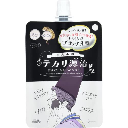 Clear Turn Keana Komachi Tekari Genji Black Face Wash 120G by Kose