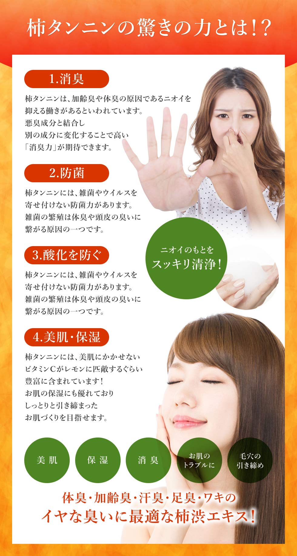 Kumano Oil Medicated Persimmon Juice Body Soap 600ml