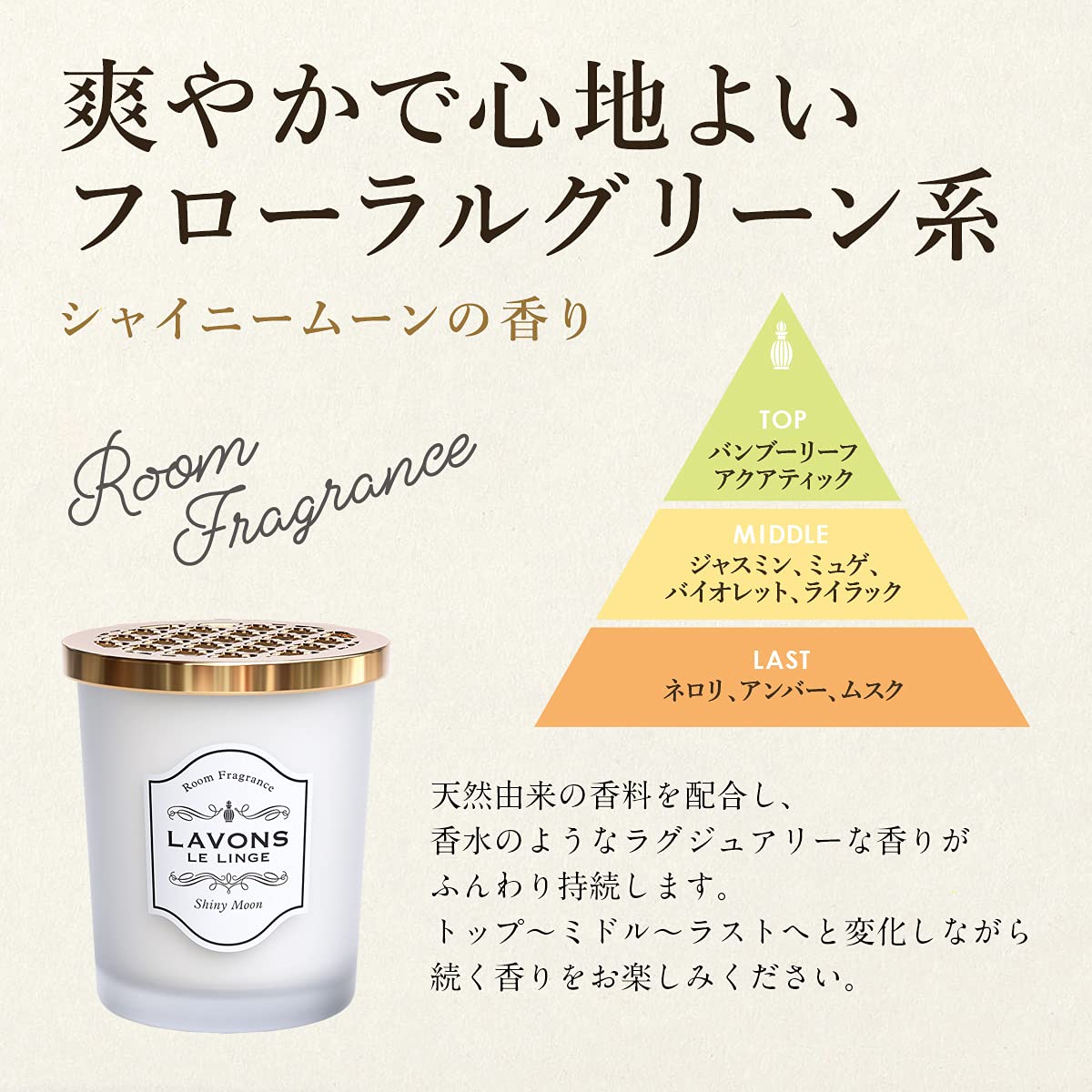 Lavons Room Fragrance Refill Floral Green Shiny Moon Scent - Lavons