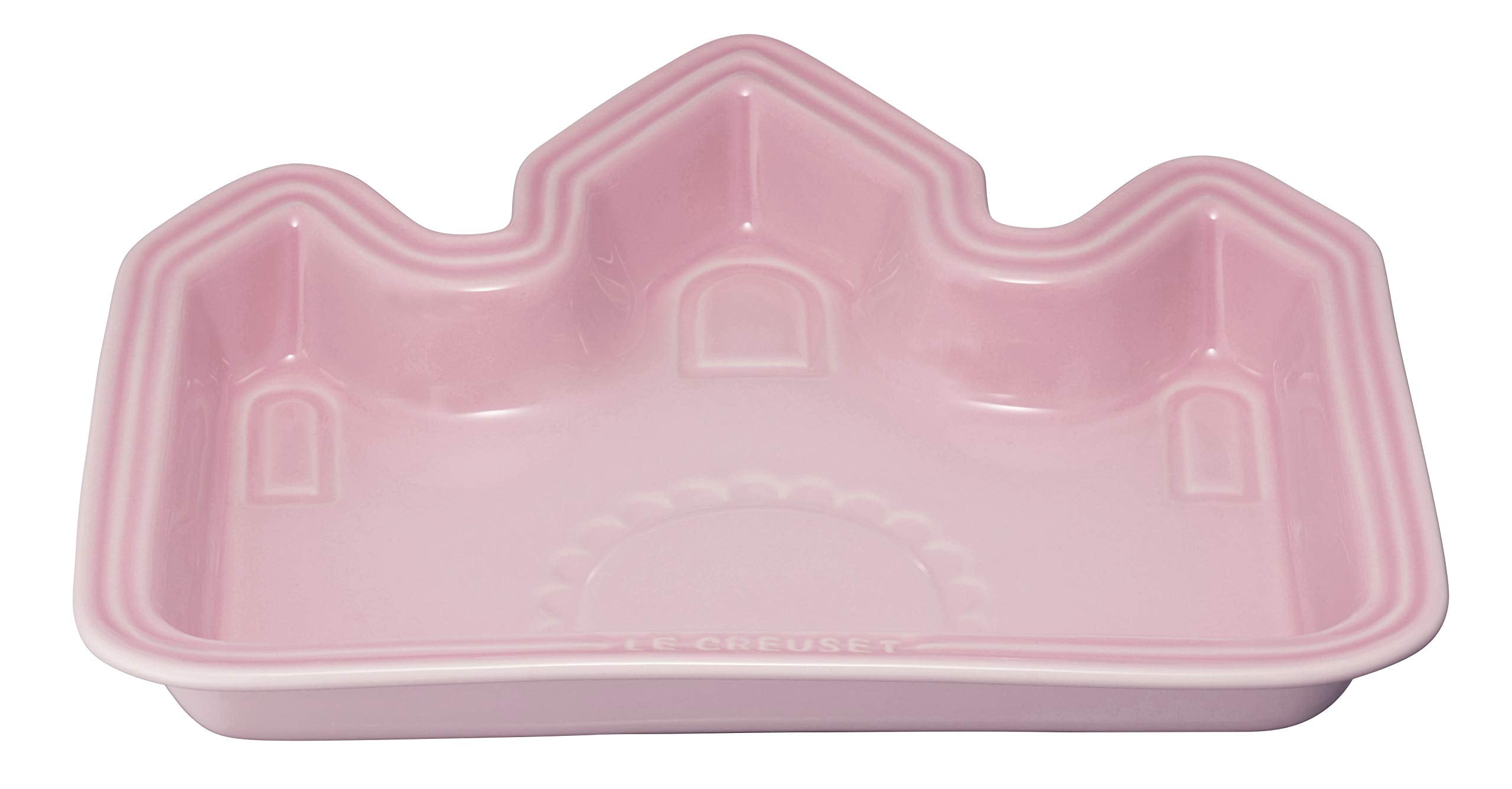 Le Creuset Milky Pink Baby Lunch Plate Castle Microwave Safe for Girls