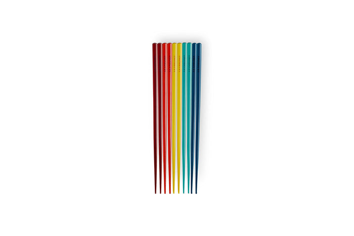 Le Creuset 5-Zen Rainbow Chopsticks Set Made in Japan Official Product