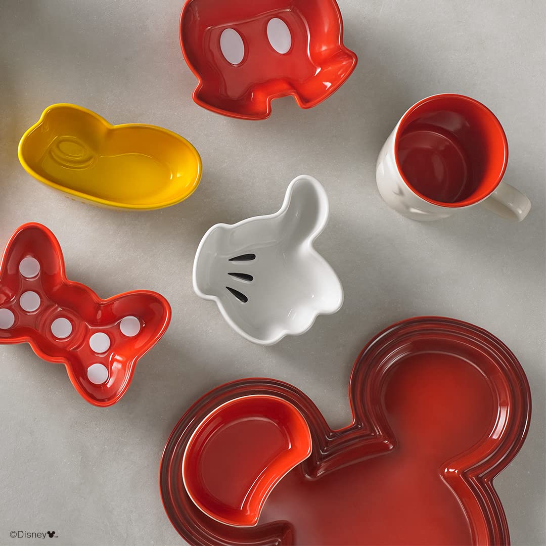 Le Creuset Disney Mickey Minnie Mini Dish Set 4pc Oven Safe Japan Import
