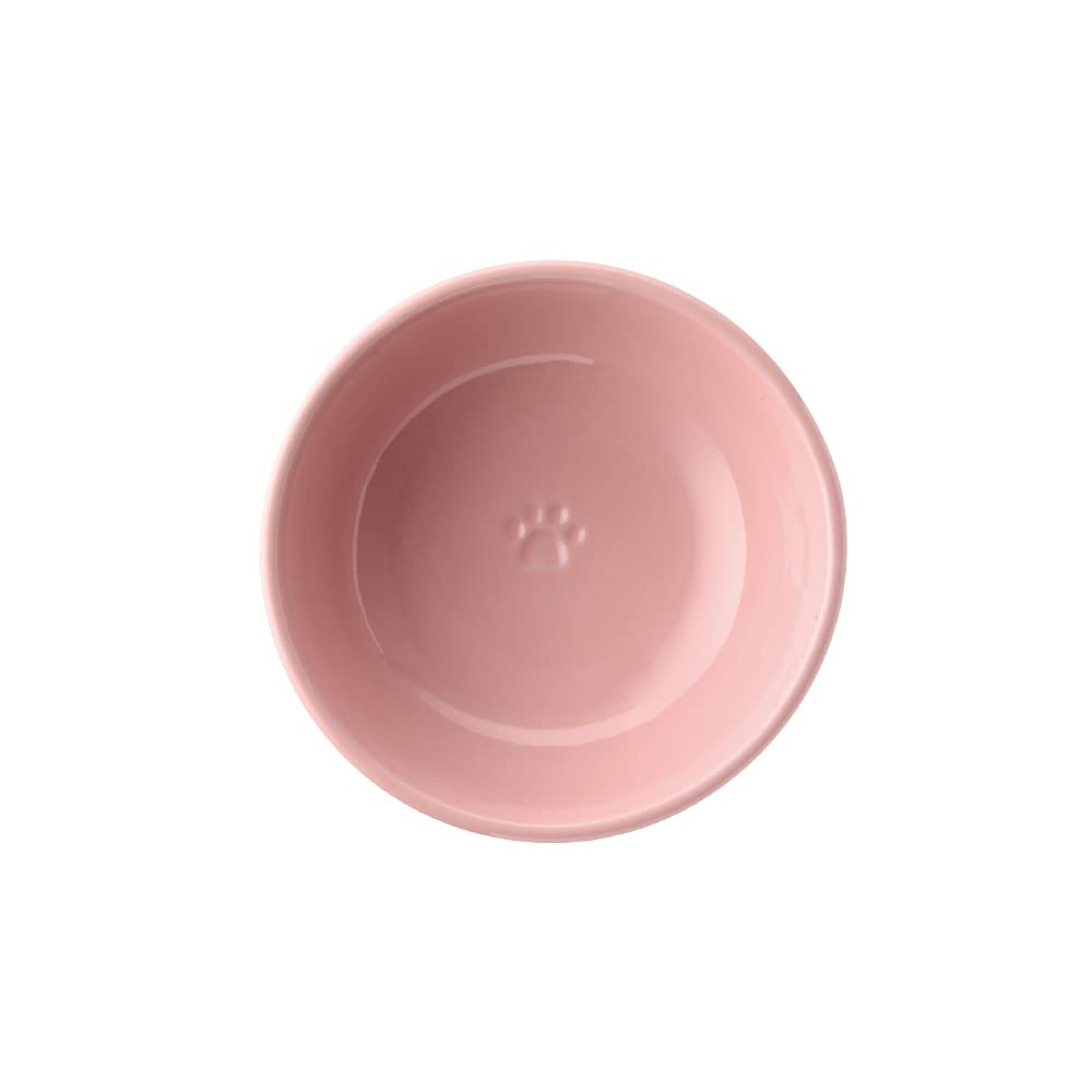 Le Creuset Pet Bowl Natural Pink Stain Resistant Microwave Safe for Pets
