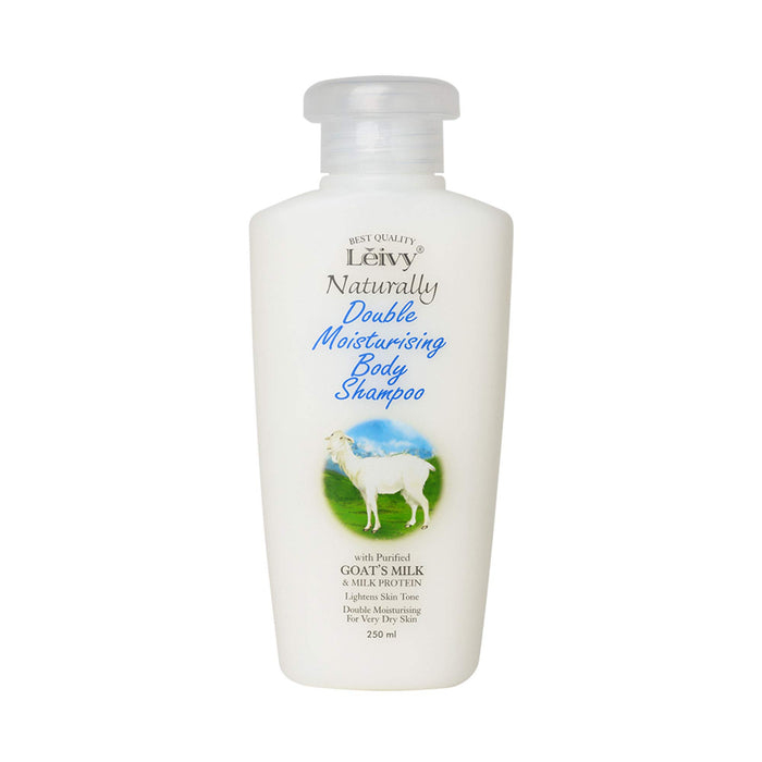 Leivy Goat Milk & Milk Protein Body Shampoo 250ml Natural Moisturizing Cleanser