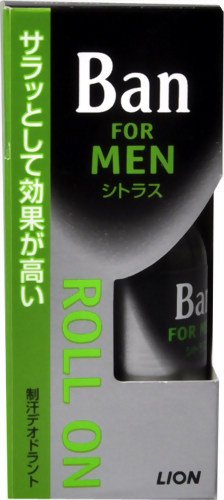 Lion Ban Men's Roll-On 30Ml Quasi-Drug Deodorant