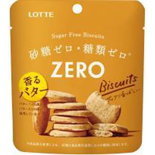 Lotte Japan Zero Sugar-Free Butter Cookies Pack of 6 Biscuits