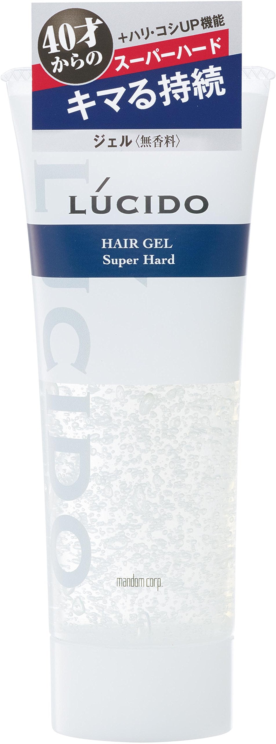 Lucido Hair Gel Super Hard Hold 160G - Long-Lasting Styling Gel