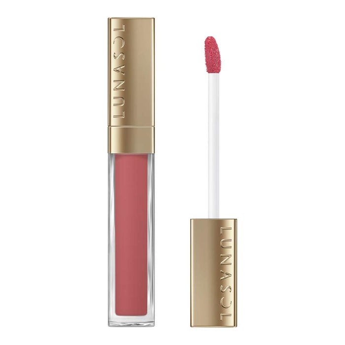 Lunasol Gel Oil Lips 02 Lipstick Pink Lagoon 6.4G - Hydrating Shine