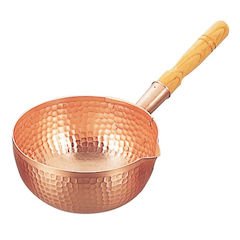 Marushin 6L Hammered Copper Saucepan 27cm Durable Cookware