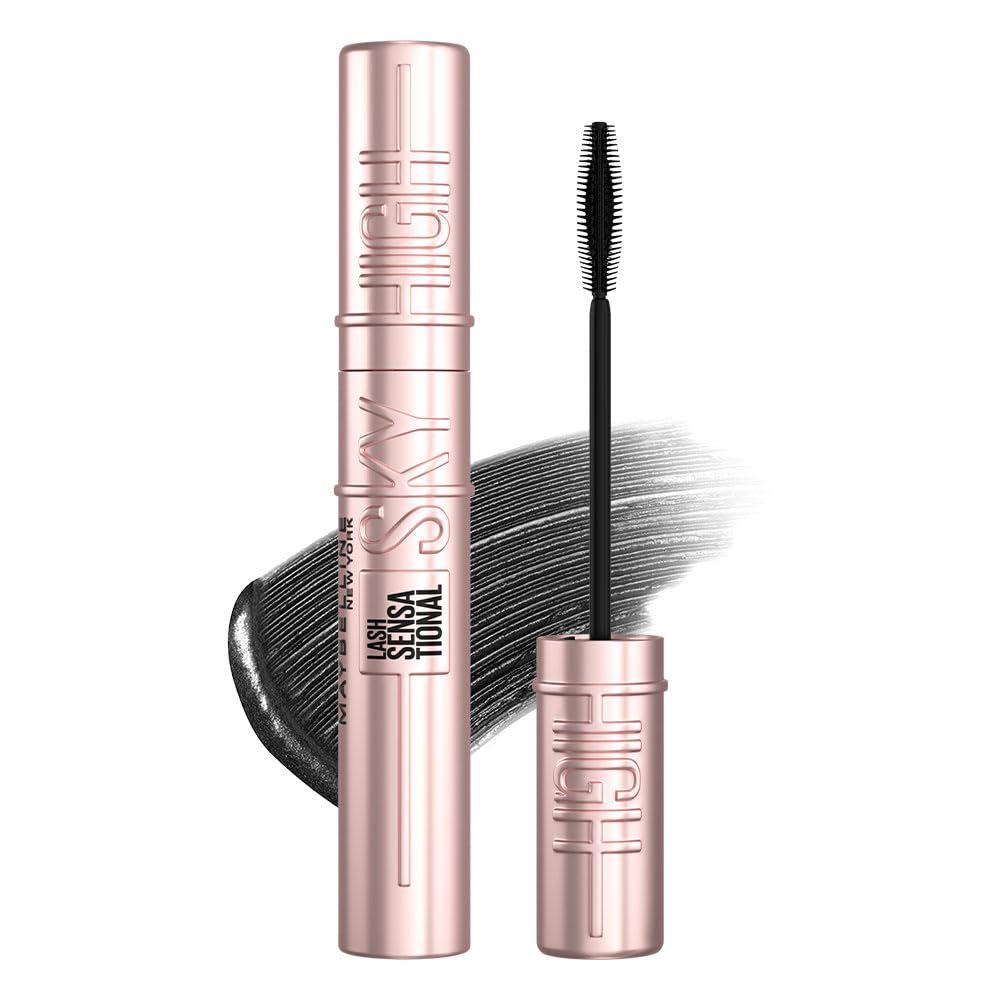 Maybelline Waterproof Sky High Mascara 01 Black for Lengthening Volume