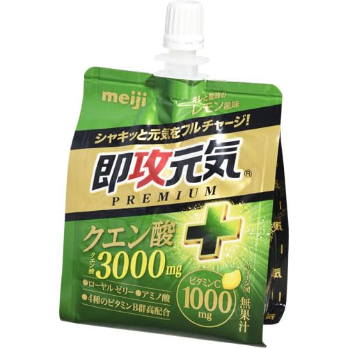 Meiji Instant Energy Jelly with Citric Acid and Lemon Flavor 180g
