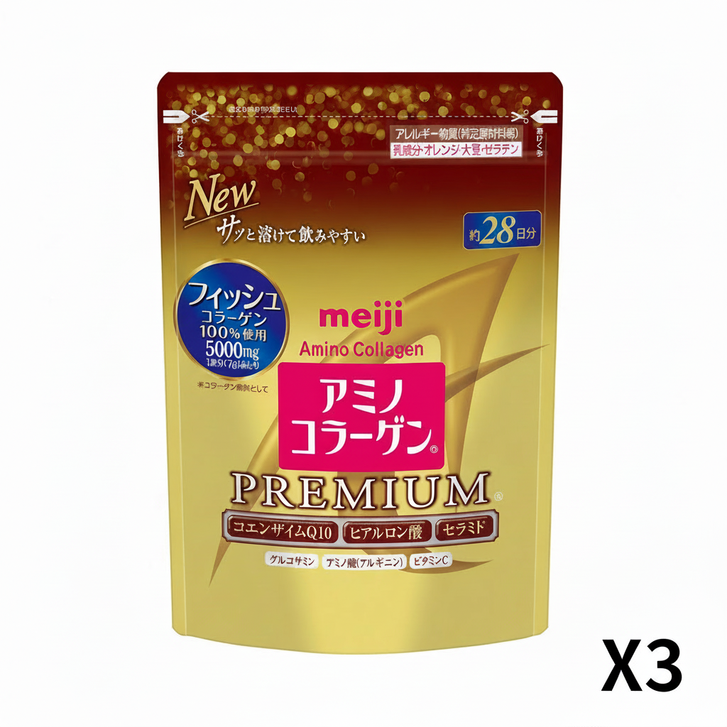 Meiji New Amino Collagen Premium Recharge 214g