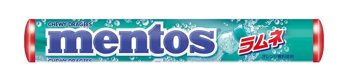 Kracie Mentos Japanese Ramune Soda Soft Candy 37.5G Pack of 6