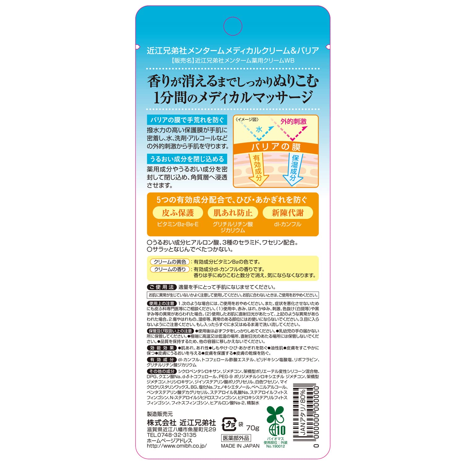 Menturm Medical Cream and Barrier