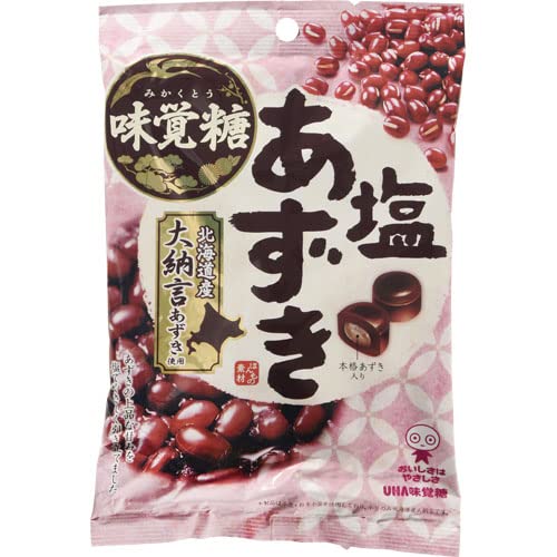 Uha Miku Candy Mikakuto Salted Azuki Beans 109G Japanese Treat