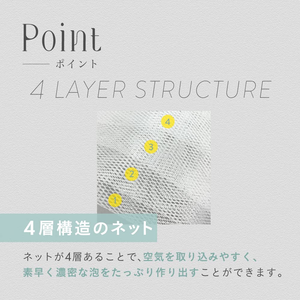 Mimura Foaming Balloon Net - Luxury Facial & Body Cleansing Foam Net