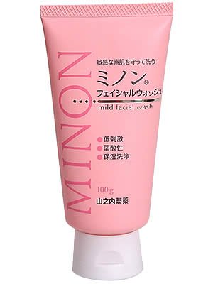 Minon Gentle Facial Wash 100G - Hydrating Cleanser for Sensitive Skin