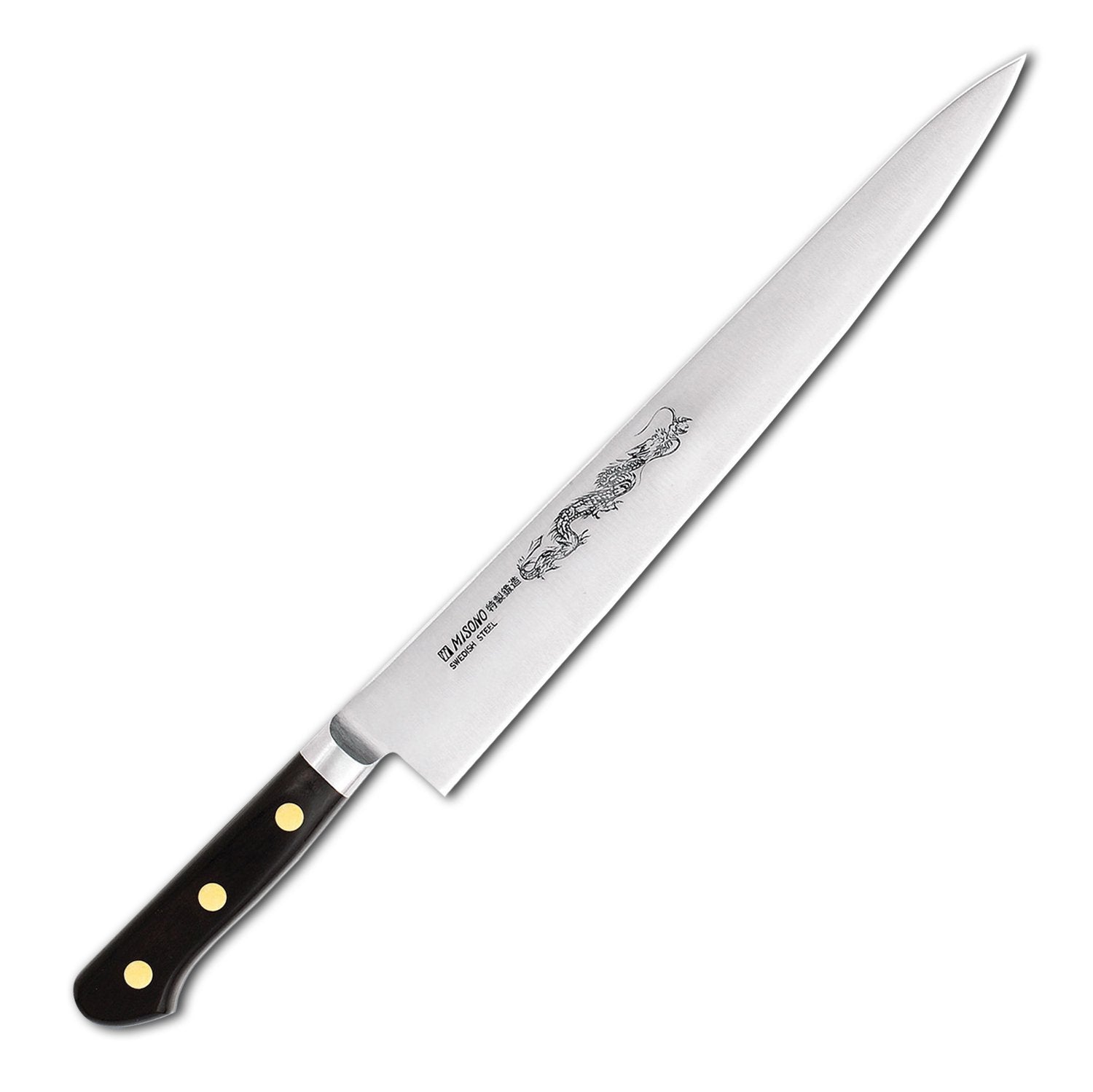 Misono Swedish Carbon Steel Sujihiki Knife 240mm with Engraving