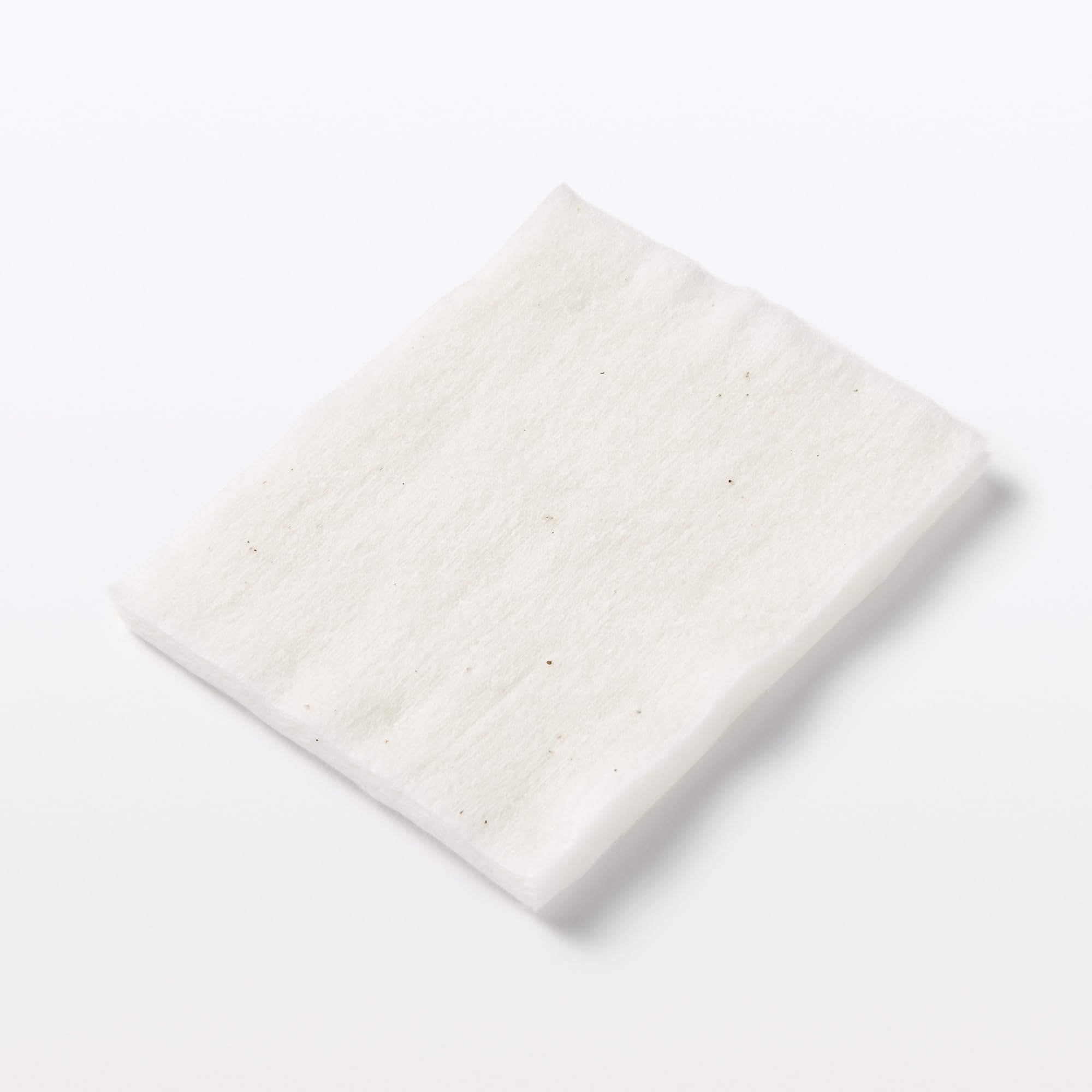 Muji Unbleached Ecru Cotton Pads for Face Large 90x70mm 88 Pcs