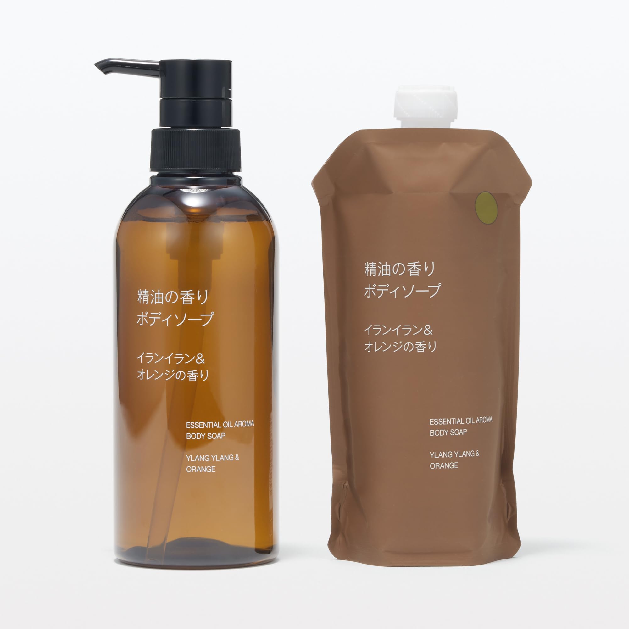 Muji Ylang Ylang Orange Scented Body Soap Refill 340ml Essential Oil